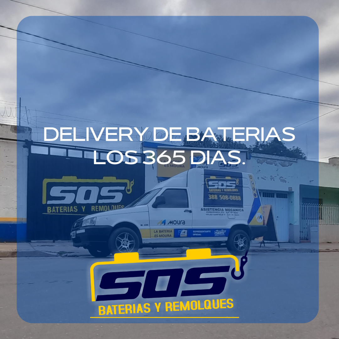 Delivery de baterías para auto en Jujuy y NOA