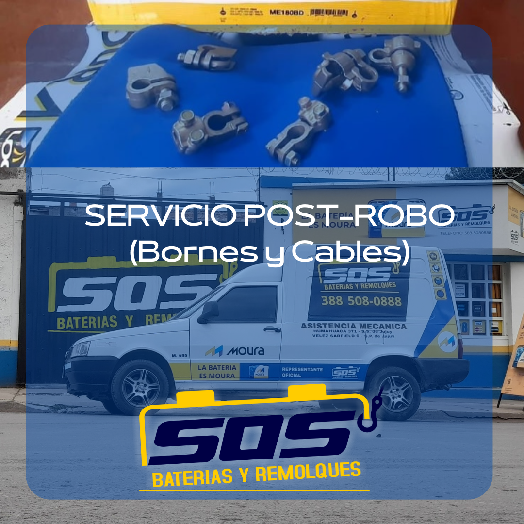 Servicio post robo de batería - Reposición inmediata